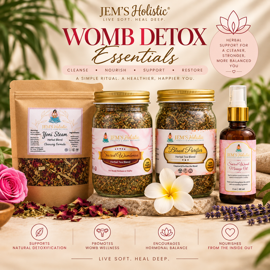 Womb Detox Essentials Bundle + FREE 28-day Womb Detox Guide